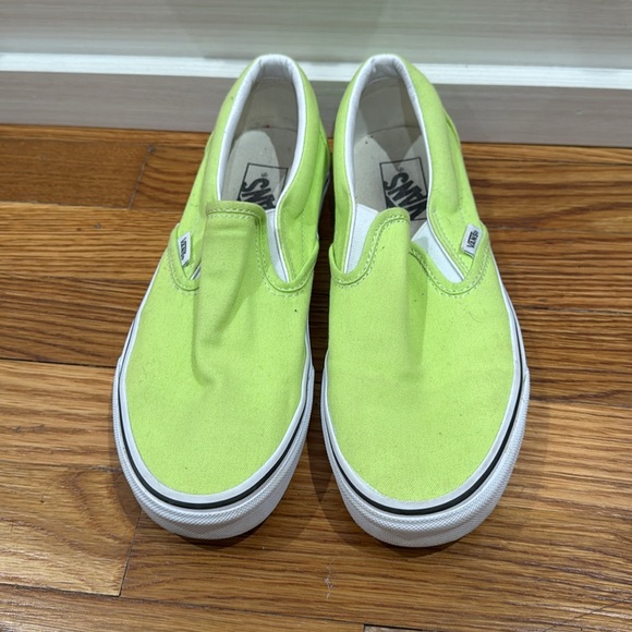 Green Vans slip ons - Picture 3 of 5